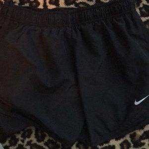 All black Nike shorts